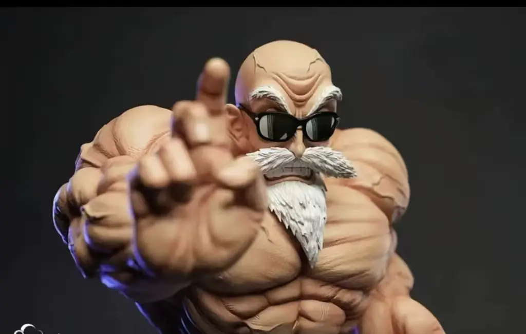 Dragon Ball Muscle Turtle Hermit Statue - 1:6 Scale Resin Material