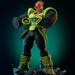 Android 16 Statue Detail - High-Quality Resin Craft