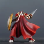 Digimon Omnimon & Gallantmon Statue: Gallantmon Red-Gold Armor, Sword, Shield & Flowing Cape | Heroic Pose