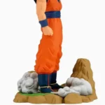 Dragon Ball - Gohan Mode dynamic pose, orange gi, blue belt, muscular build, spiked hair, determined collectible