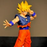 Ultimate Dragon Ball History Box Kamehameha Goku Figure: Articulated Action Pose with Vibrant Orange-Blue Costume and Spiked Yellow Hair