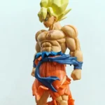 Dynamic Dragon Ball History Box Super Saiyan Goku Figure: Articulated Collectible with Orange-Blue Gi, Spiked Blonde Hair & Power Pose