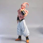 Dragon Ball - Majin Buu Statue (Kid Buu Head-Tilted Ver.): Pink skin, muscular build, white pants with black/gold accents, dynamic hand-near-face pose. Premium anime collectible statue.