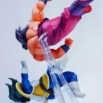 Dragon Ball Goku vs Vegeta Statue: Intense Battle Pose, Goku Punching Vegeta with High-Quality Sculpting | Anime Collectible Figure