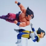 Dragon Ball Goku vs Vegeta Statue: Intense Battle Pose with Goku Punching Vegeta | High-Quality Collectible Anime Figure