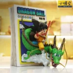 Goku Statue - Kid Goku/green dragon/staff - Akira Toriyama manga-style detailed sculpture