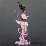 Nico Robin Statue from One Piece - intricate purple-white anime figurine with vibrant colors, detailed sculpt, cloud-like base